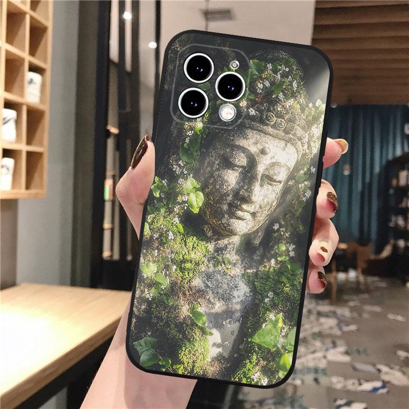 

The Buddha Art Phone Case Carcasa Funda For iPhone 17 Pro Max Air 16 15 14 13 Pro Max 15 16 Pro 15Plus 16E Case iPhone 17Pro