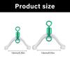10/20Pcs 8 Shaped Rings Contactor Fishing Line Bifurcation Swivels Subline Splitter Anti Entanglements Fishing Tackle