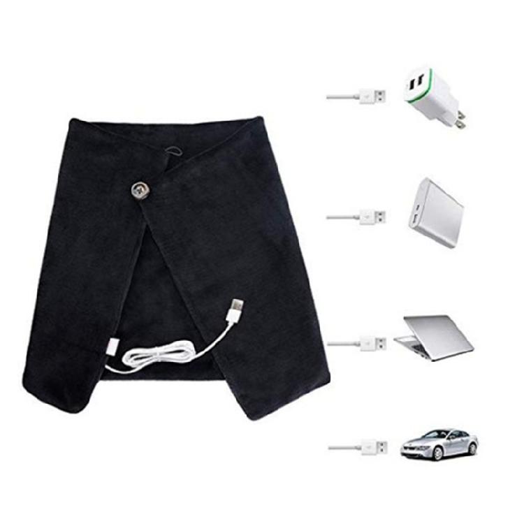 USB Electric Heating Shawl Rechargeable Dormitory Electric Heating Blanket