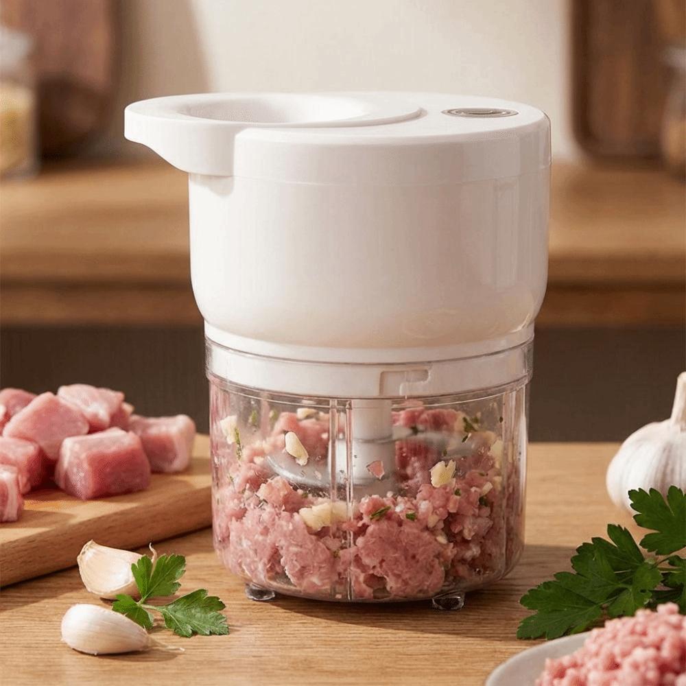 Detachable Food Processor Rechargeable Handheld Garlic Crusher Vegetable Grinder  Camping