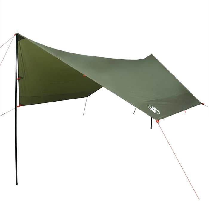 VidaXL Olive Green Camping Tarp 438x376x212 Cm Waterproof, Tarp, Waterproof Tarp, Lightweight Camping Tarp, Tarp 4009606