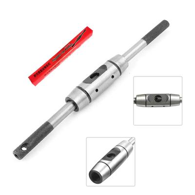 Adjustable Tap Wrench Handle Metric M1-M8 Thread Tap Holder Reamer Hand Tapping Tool Spanner for Machinist Repair Tool