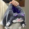 Cartoon Cat Bag Internet Celebrity Cute Versatile Messenger Bag New Plush Kitten Drawstring Storage Bag Mobile Phone Bag