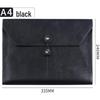 A4 Imitation Leather Business File Bag - Large Capacity Briefcase with Customizable Enterprise Logo