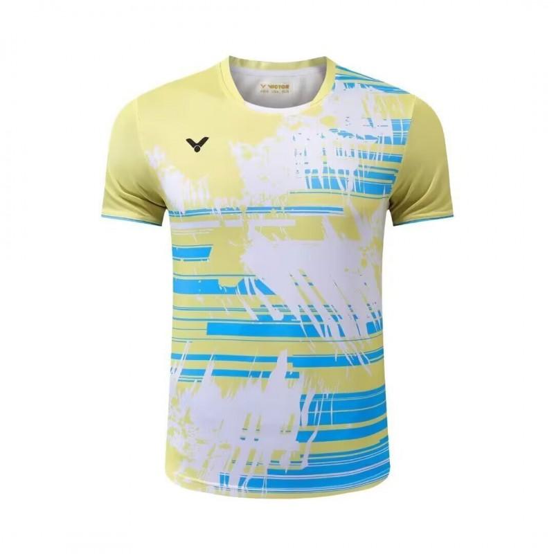 Quick-Dry Badminton Shirt Men Women Kids Short Sleeve Sport Tee Breathable Team Uniform Club Bulk Order