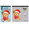 New Christmas Party Decoration Creative Bells, Reindeer, Santa Claus, Electrostatic Stickers, Snowflakes, Snowmen, Glass Stickers