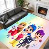 Anti‑Slip Crystal Velvet Floor Rug, True And The Rainbow Kingdom Design Carpet for Indoor Living Bedroom Home Decoration