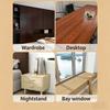 Extra Thick 0.19mm Waterproof Oil-Proof Wood Grain Self-Adhesive Wallpaper Furniture Renovation Film Home Decor