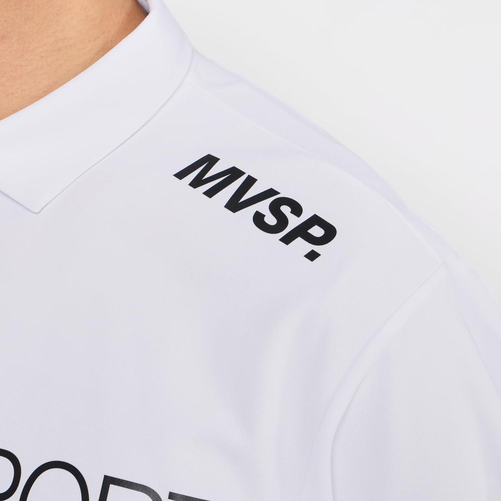 Move Sports SUNSCREEN Mini Pique Polo Shirt ST5SHSZ1MB_WH00_L