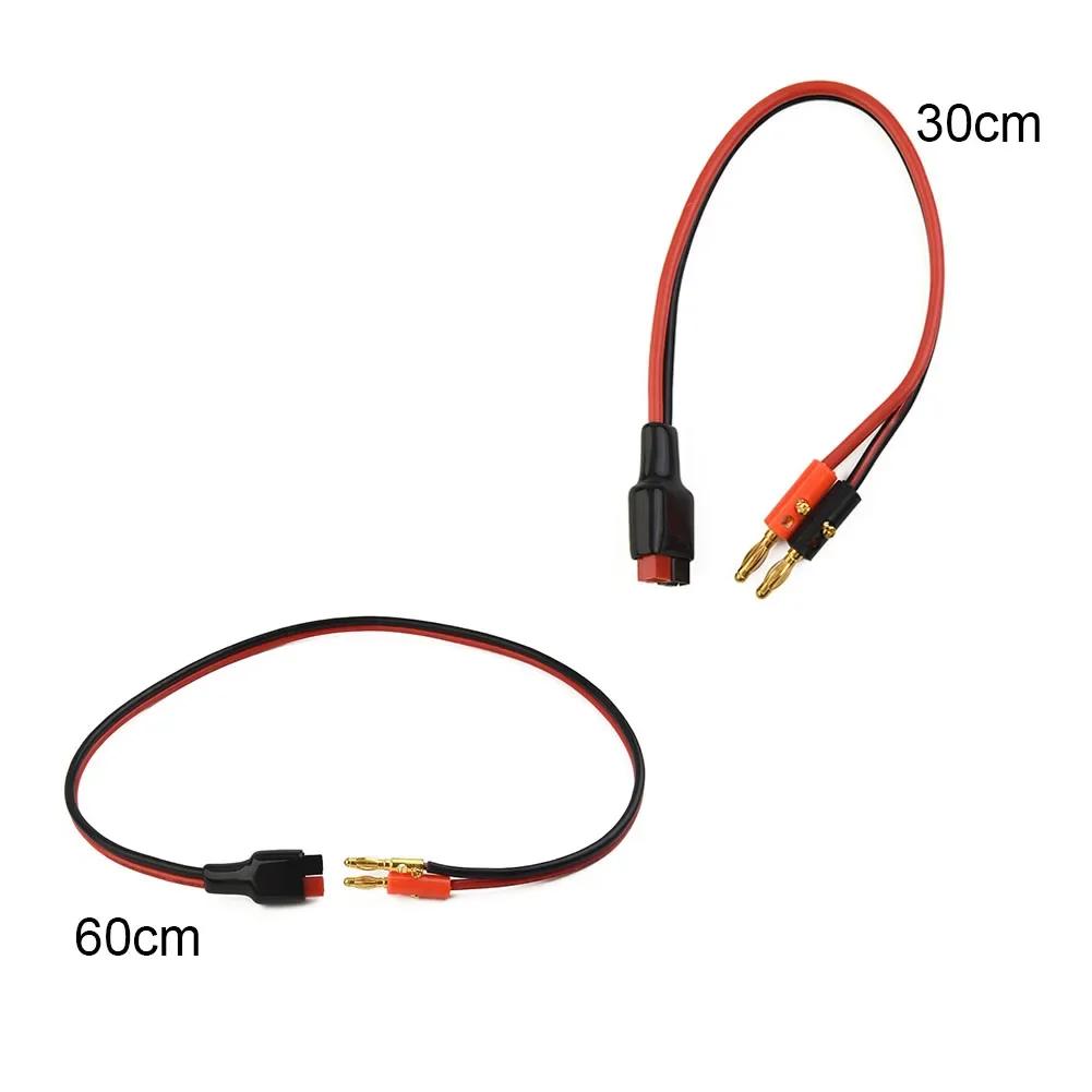 30A Adapter Cable with 4mm Banana Connector 12AWG Wire 30cm Length Crafted for Dependable Electrical Connections