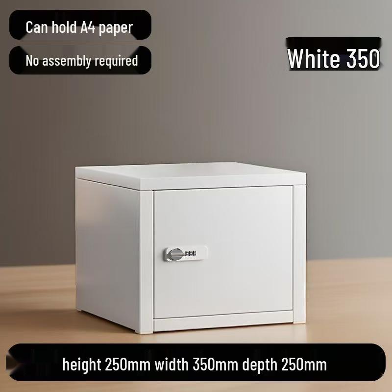 Lockable Steel Desktop File Organizer for Home or Office