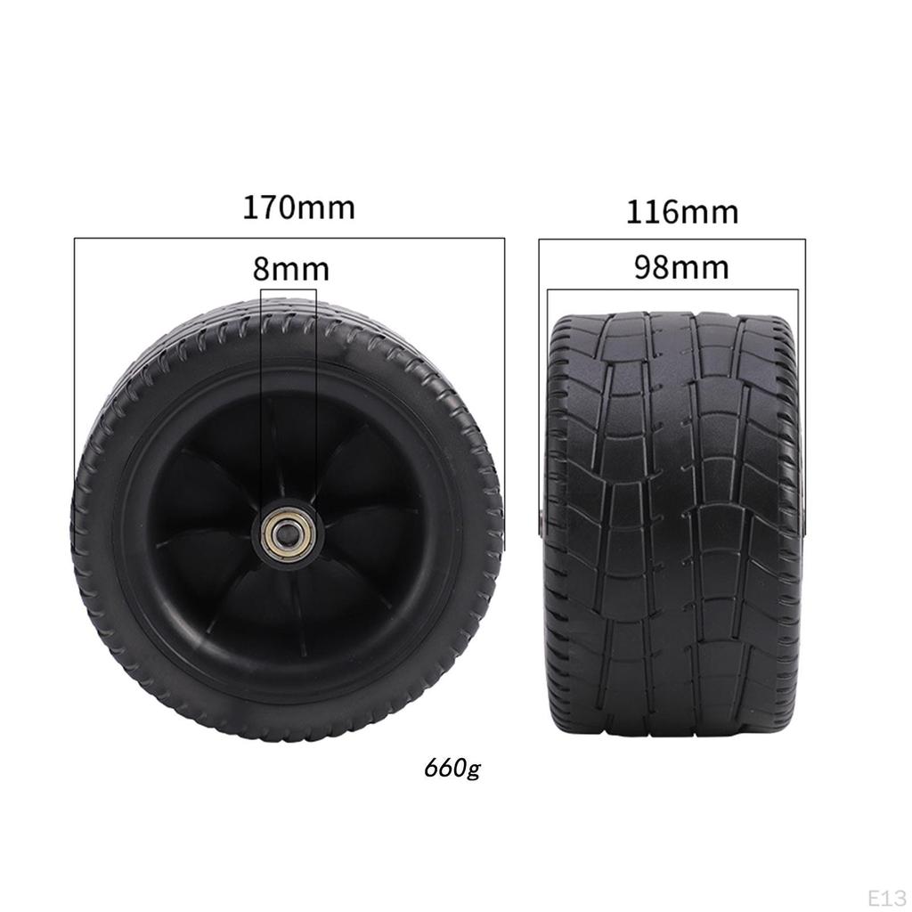 Replacement Wheels for Folding Utility Cart - Set of 2