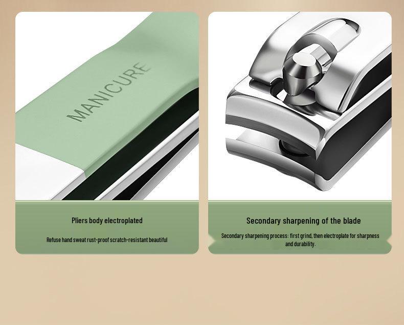 18-Piece Stainless Steel Nail Care Set with Case – Includes Nail Clippers, Cuticle Nipper, and Nail File.