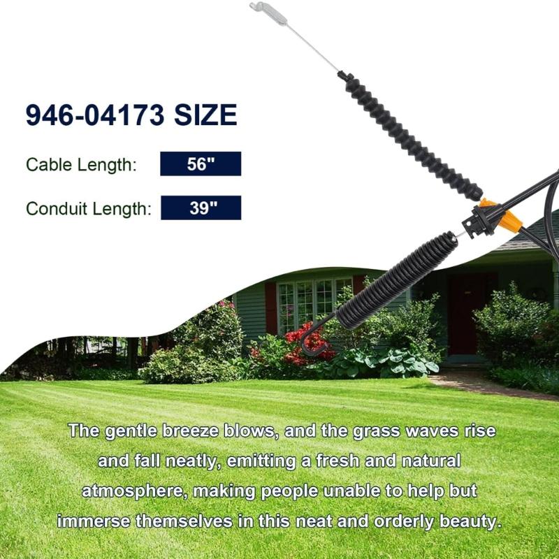 Deck Engagement Clutch Cable Compatible for Troys Bilt LT1700 LT2000 LT2500 LT3800 LT3812 Lawn Mowers Garden Tool