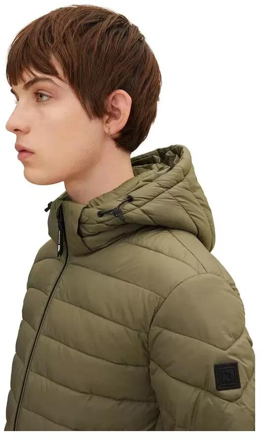Demi-season Jacket Tom Tailor Denim Light Jacket with Hood (1031780) Dusty Olive Green