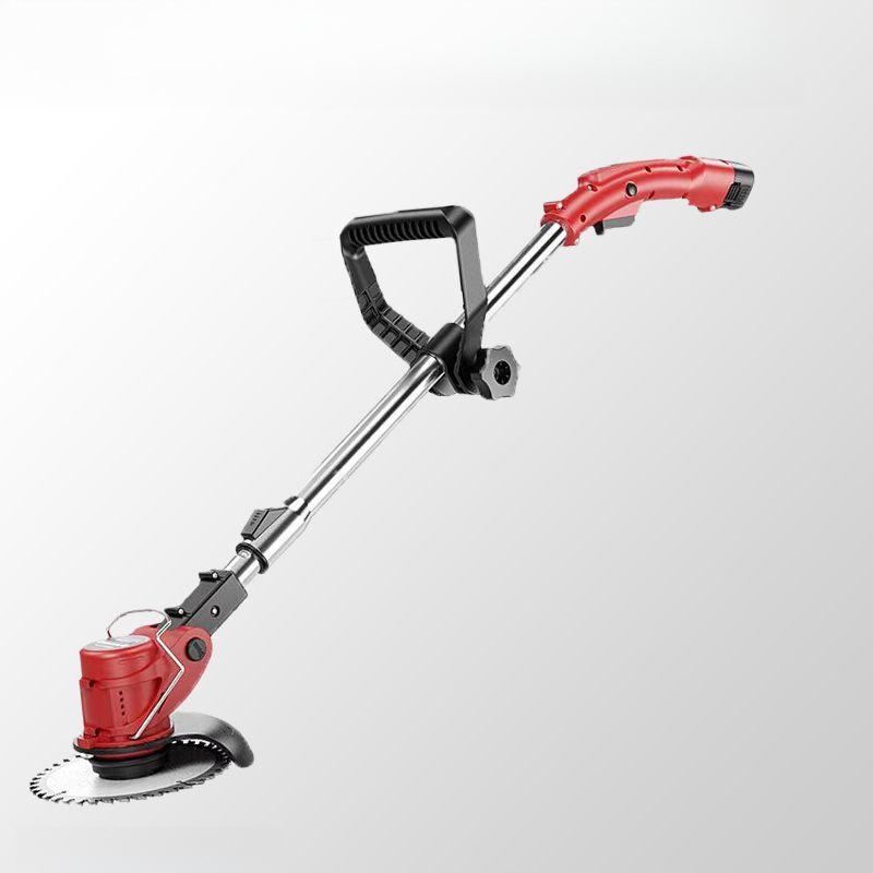 Rechargeable Multifunctional Electric Lawn Mower: Compact Lithium Battery Weeder for Small Lawns and Orchards