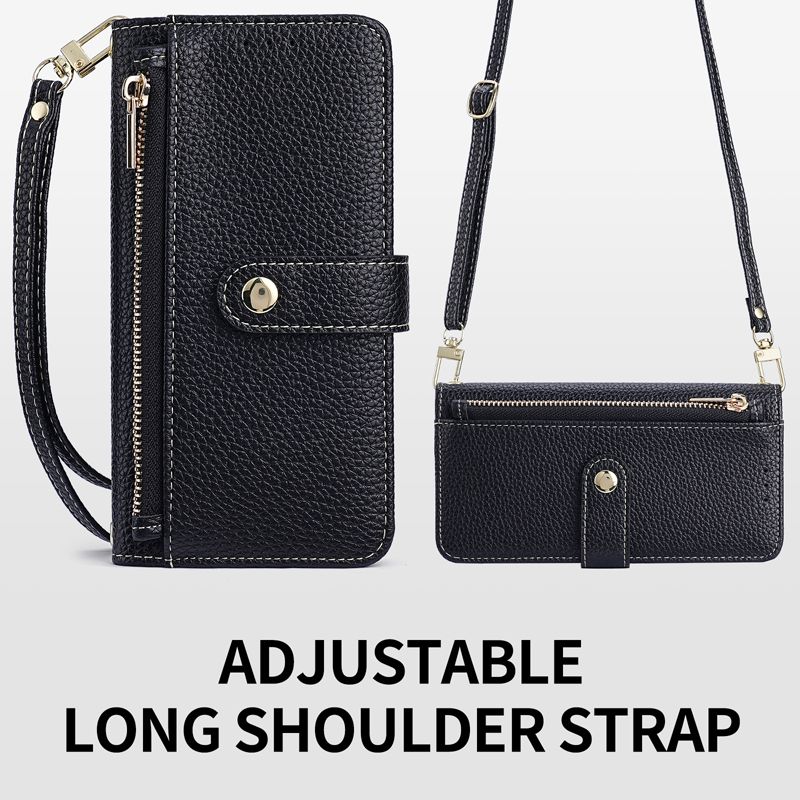 Apple 16promax Crossbody Phone Leather Case