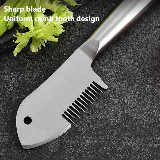 Nůž na cibuli Nerezový 3v1 Multifunkční škrabka pro strouhání, krájení a loupání zeleniny Ergonomická protiskluzová rukojeť Kuchyňský nástroj pro přípravu jídla