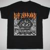 DEF LEPPARD DIAMONDS STAR HALOS Cotton Black All Size Unisex Shirt C242 Unisex T-Shirt