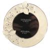 [L3252] - Photo Frame 'Silk Butterfly' Silver Beige (8x8 Cm)