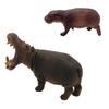 Educational African Wildlife Hippopotamus PVC Model Set