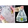 Verdickte transparente Plastik-Tragetaschen mit Smiley-Gesicht