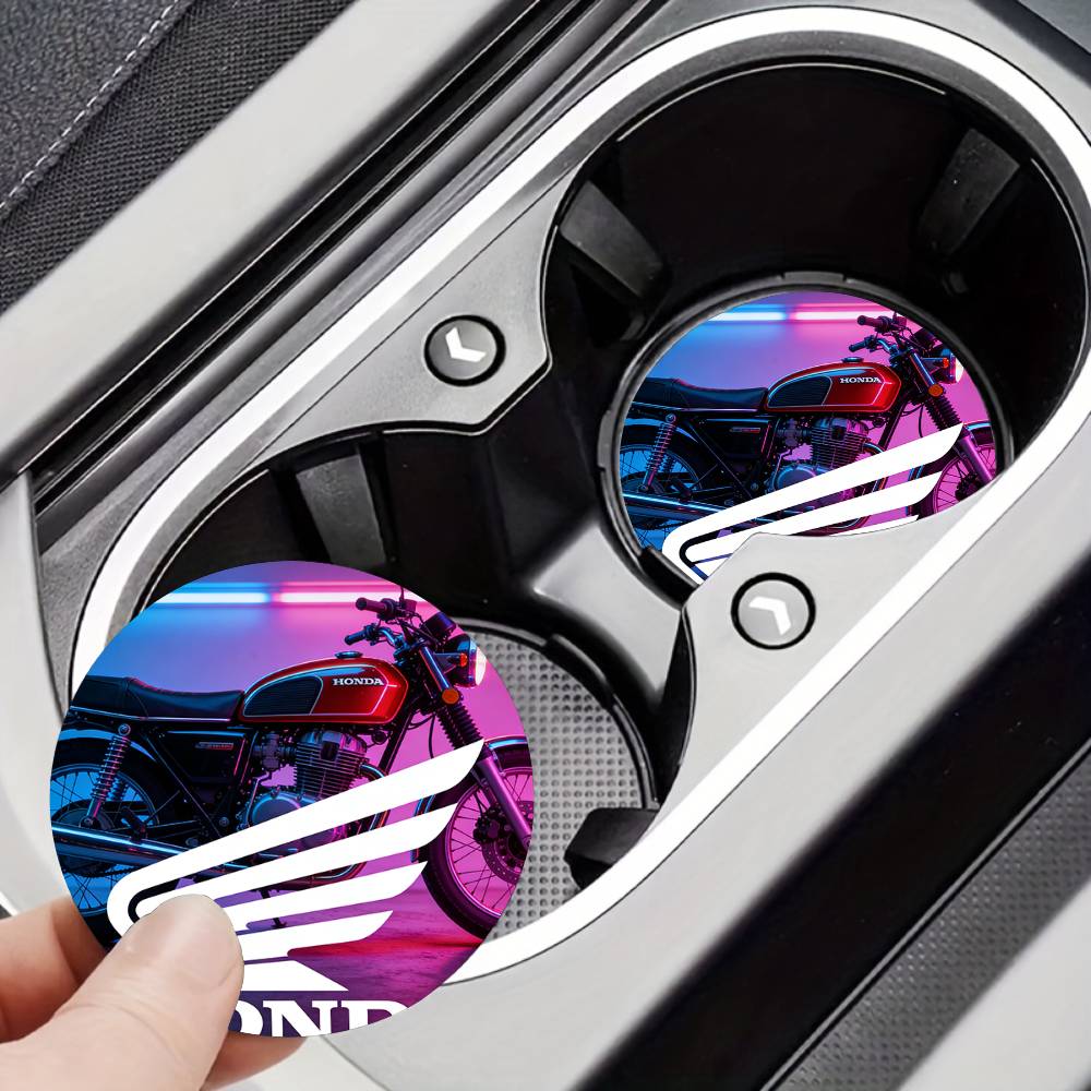 AAADC1 For Honda New Car Cup Holder Anti-Slip Silicone 7cm Insert Coaster Mat Universal Car Accessories Black Fit Most Cars