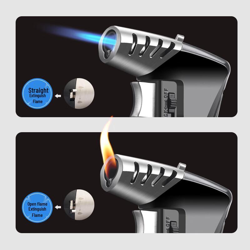 Zhi Shi Windproof Direct-Jet Metal Torch