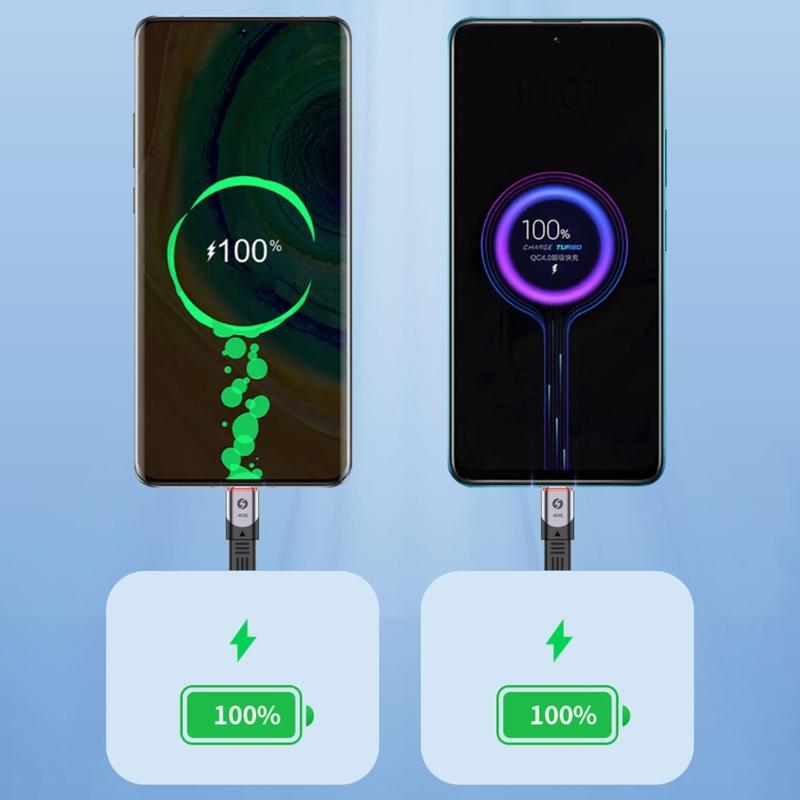 USB4 Data Cable 240W 40Gbps Full Function 15cm Flexible FPC Circuit Aluminum Shell for Multiple Devices Charing Cord