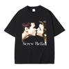 Movie Series Twilight Jacob Black and Edward Cullen Screw Bella Funny Meme T-shirt Men Women Casual Cotton Oversized T Shirts...