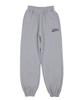 WHEN YOU MOVE Crack Tail Logo Sweatpants Melange Gray