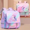 Nuovo zaino da scuola con unicorno e principessa dei cartoni animati alla moda, unisex, per la scuola elementare, per i gradi 1-3-6, con apertura completa integrata e riduzione del peso, zaino orizzontale