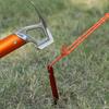 18cm Triangular Aluminum Tent Pegs Lightweight Tent Stakes with Pull Rope for Camping Canopy Outdoor Equipment