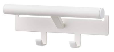 Yamazaki Storage Rack Backpack Hanger for Storage W26 X X Tower Easy 5316 (Yamazaki) & Boxes, White, Approx. D6.5 H10.5cm, Design, Installation,