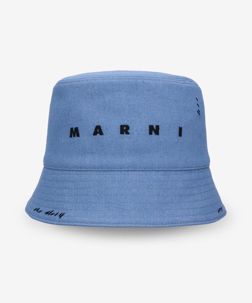 MARNI Logo Bucket Hat - Azur / Clzc0110S2Utc34200B52
