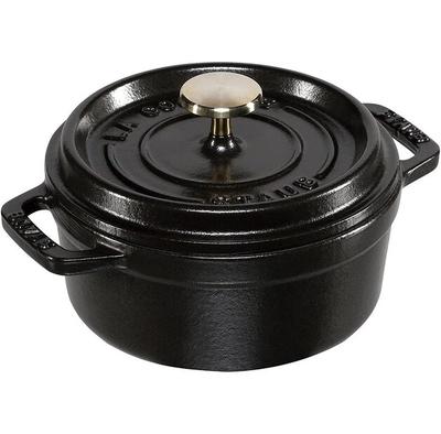 Cocotte Zwilling Staub, Round, 12 Cm, Black, 400 Ml (40509-471-0)