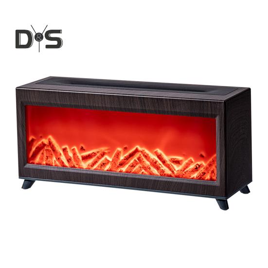 

Ароматерапевтический увлажнитель воздуха, диффузор эфирных масел с функцией таймера и пультом дистанционного управления, малошумный ароматерапевтический каминный диффузор US Plug темно-коричневого