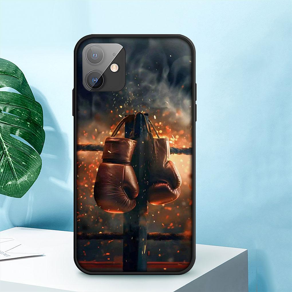 Starke Kickboxhandschuhe Kickbox-Schutzhülle für Apple iPhone 15 14 13 12 11 Pro XS Max XR 6 6S Plus + SE 14+ 6+ Handyhülle