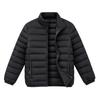 Men's Lightweight Quilted Padded Jacket with Stand Collar Warm Winter Coat Loose Fit Outerwear