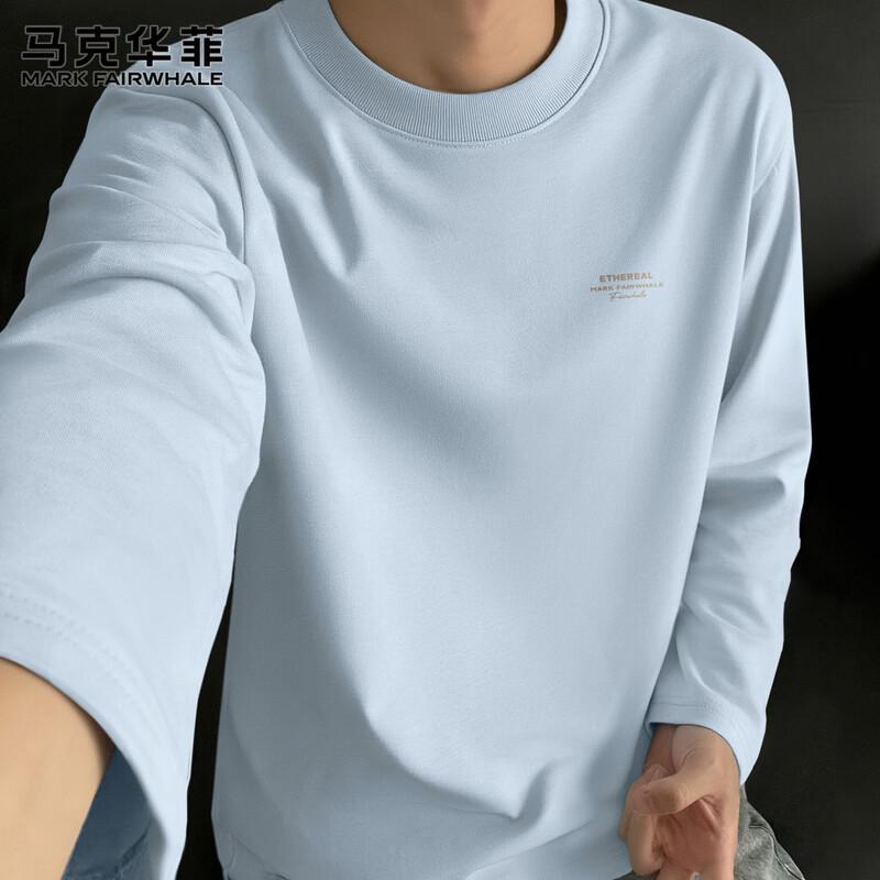 Mark Fairwhale Men's Pure Cotton Long Sleeve Crew Neck T-Shirt