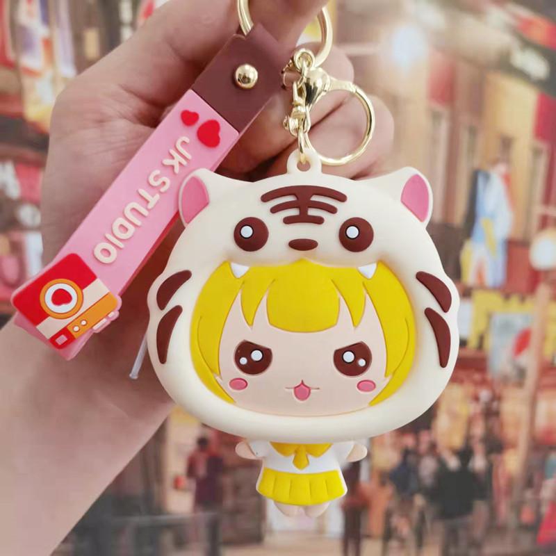 

Силиконовый кошелек для монет и брелок для наушников в виде медведя для девочек Single OPP Bag Packaging