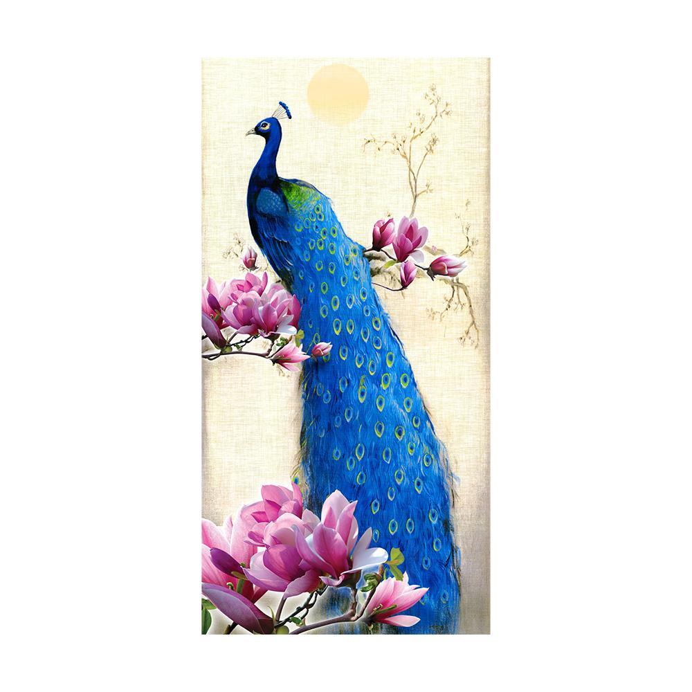 

Золотой павлин бабочка цветок перо птица холст живопись животные постеры принты настенное искусство картина для гостиной домашний декор 40x80cm