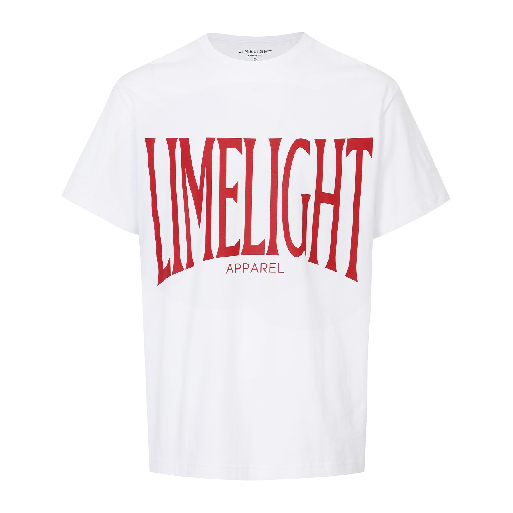 Limelight Apparel Big Logo T-Shirt (White/Red) White/L