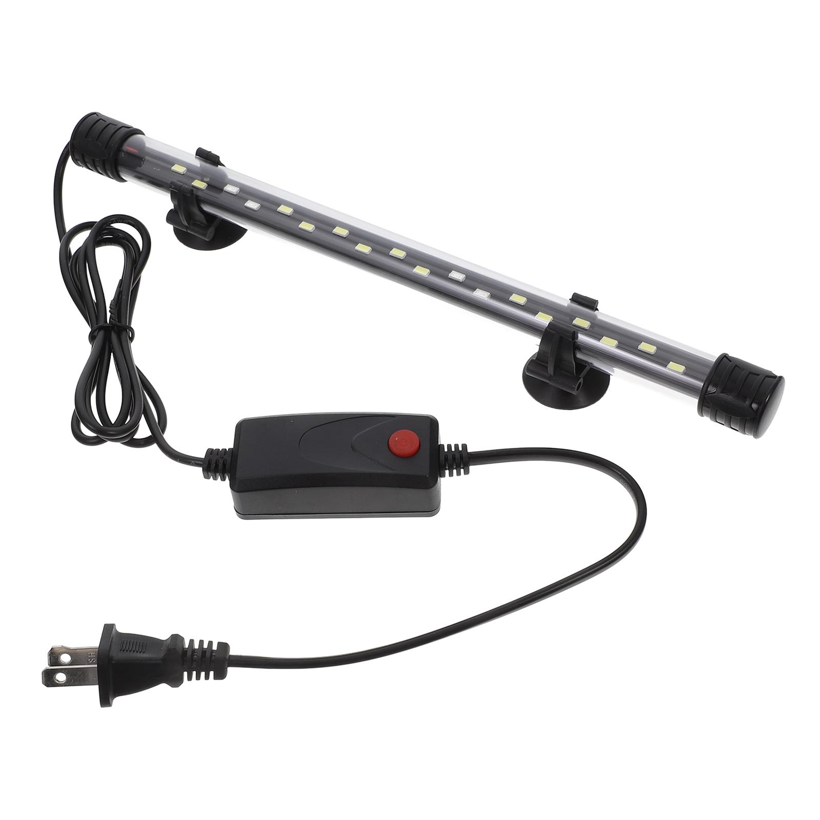 Светодиодный аквариумный светильник полного спектра, на клипсе, погружной, водонепроницаемый, с питанием от USB, для петушков, растительных аквариумов, высокой яркости EU Plug