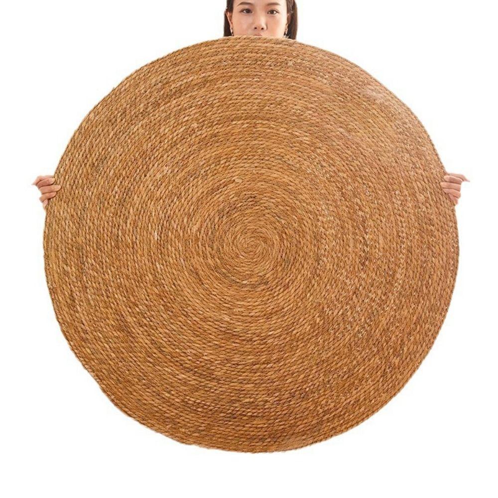 1PC Round Cat Scratch Board Hand Woven Rattan Cat Puppy Nest Kitten Scratching Mat  For Cats Dogs