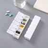 1 Stuk 7 Dagen Mini Medicijndoos Wekelijkse Tablet Houder Opberg Organizer Container Doosje 7 Vakjes Verdelers Draagbare Afgesloten Pillendoosje