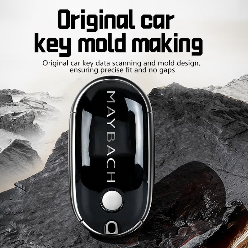 Genuine Car Key Shell Back Cover For Mercedes Benz C S Class W206 W223 S350 C260 C300 S400 S450 S500 Replace Rear Cover Case Fob QL0