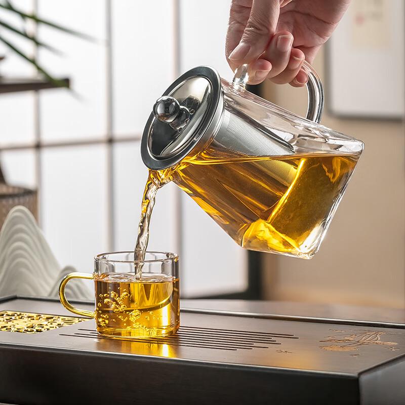 Gnas Glass Tea Maker with Stainless Steel Infuser