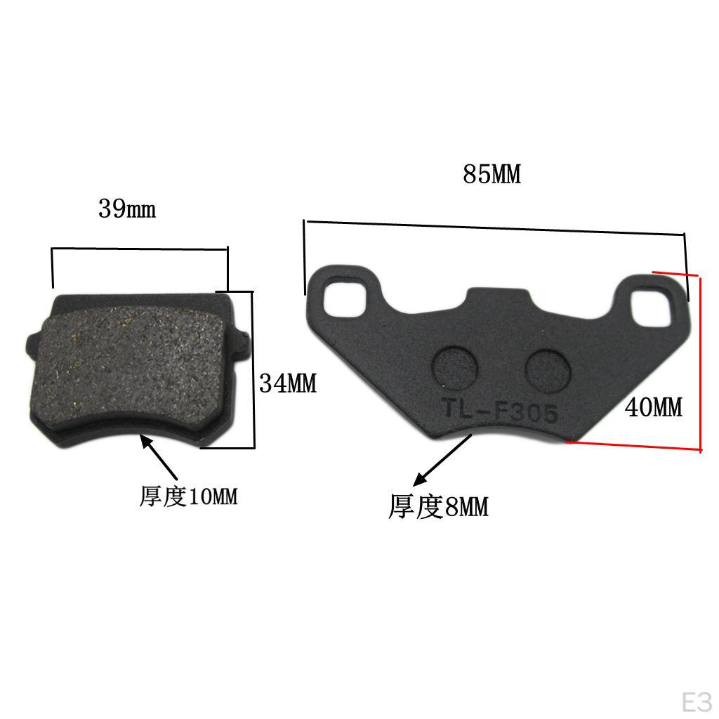 Disc Brake Pads for 50ccm 70ccm 90ccm 110cc125cc 150cc 200cc 250cc ATV Quad