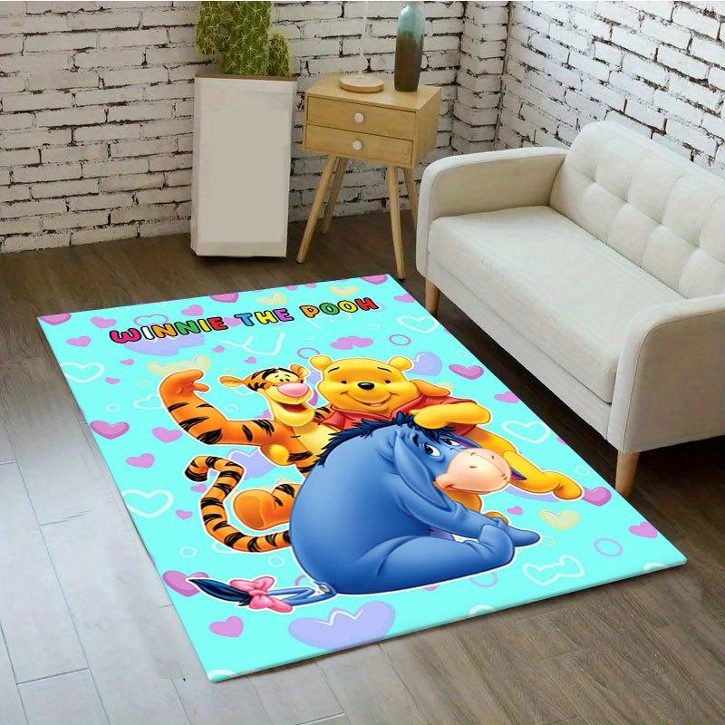 1pc Disney Winnie the Pooh Pattern Carpet Area Rug Non-slip Carpet Hand Washable Floor Mat Suitable For Living Room Bedroom Home Decor Room